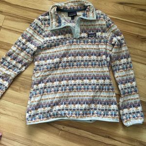 Fleece, button up pullover